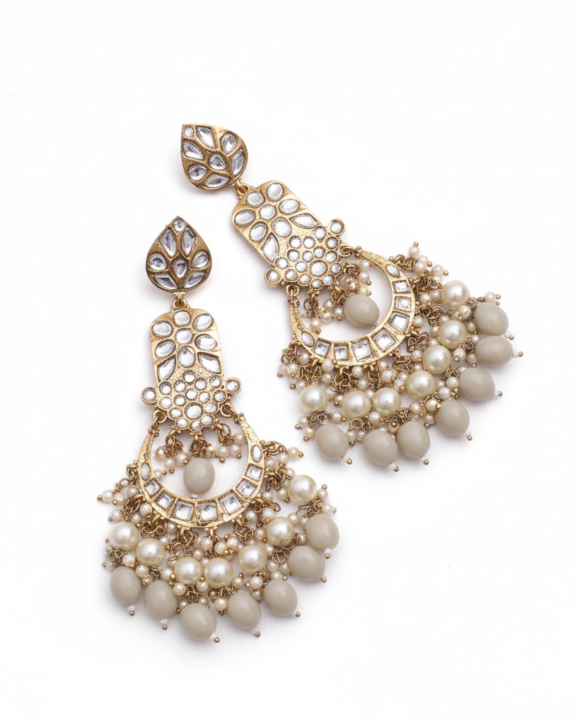 Grey Atri Earring