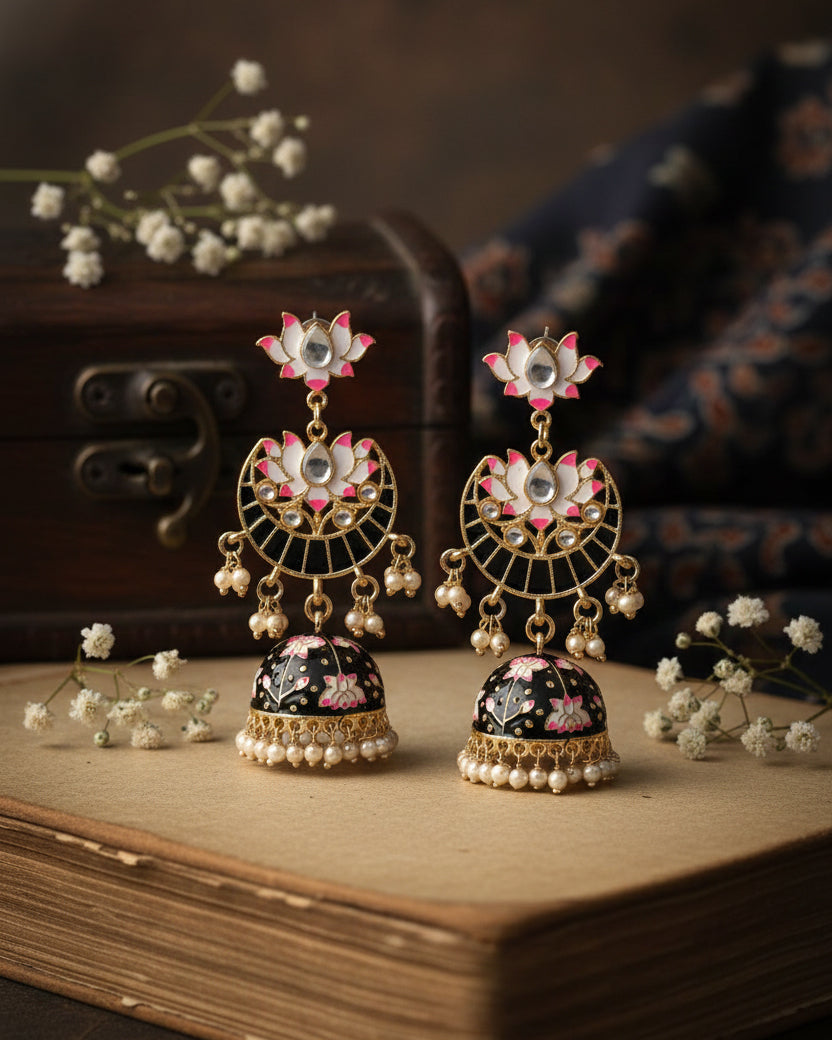Black Vatsal Jhumka
