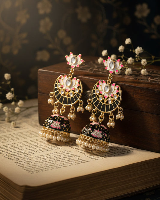 Black Vatsal Jhumka