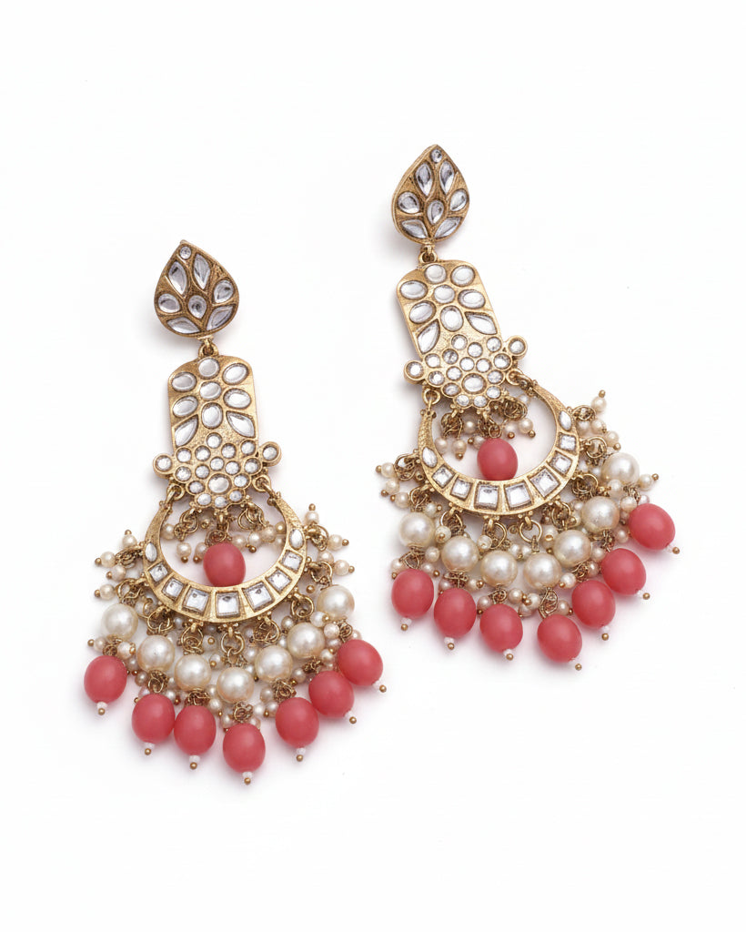 Coral Atri Earring