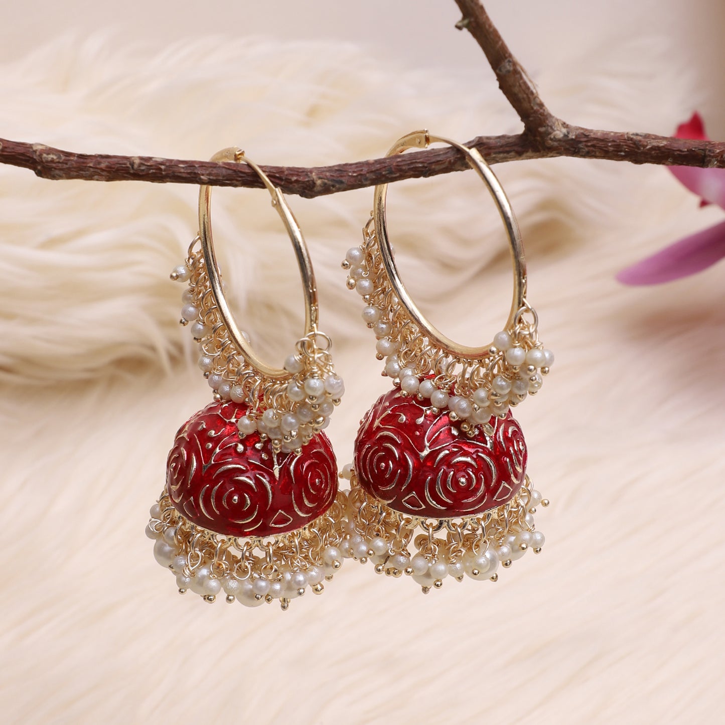 Rose Bali Jhumka