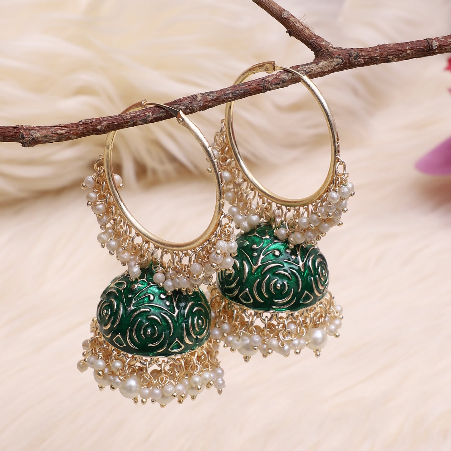 Rose Bali Jhumka