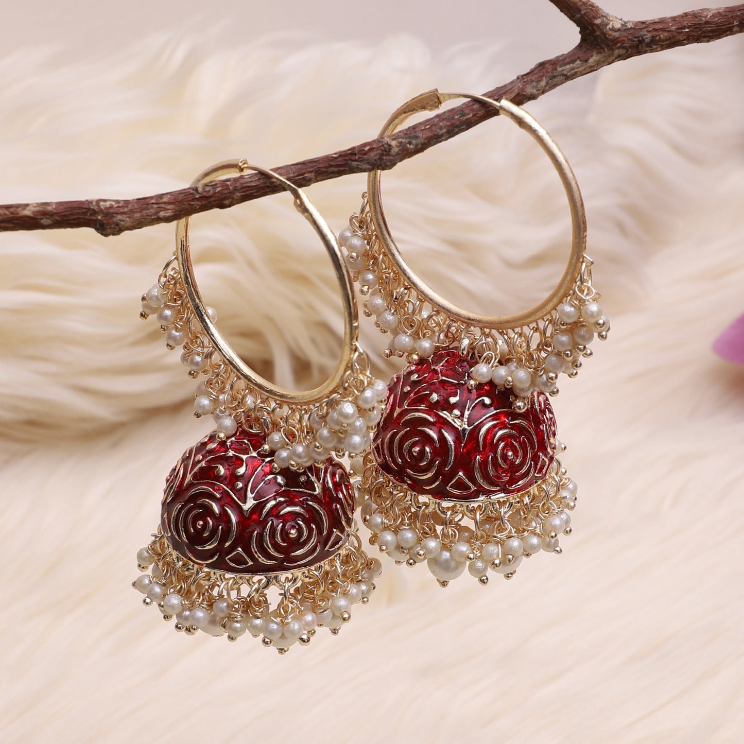 Rose Bali Jhumka