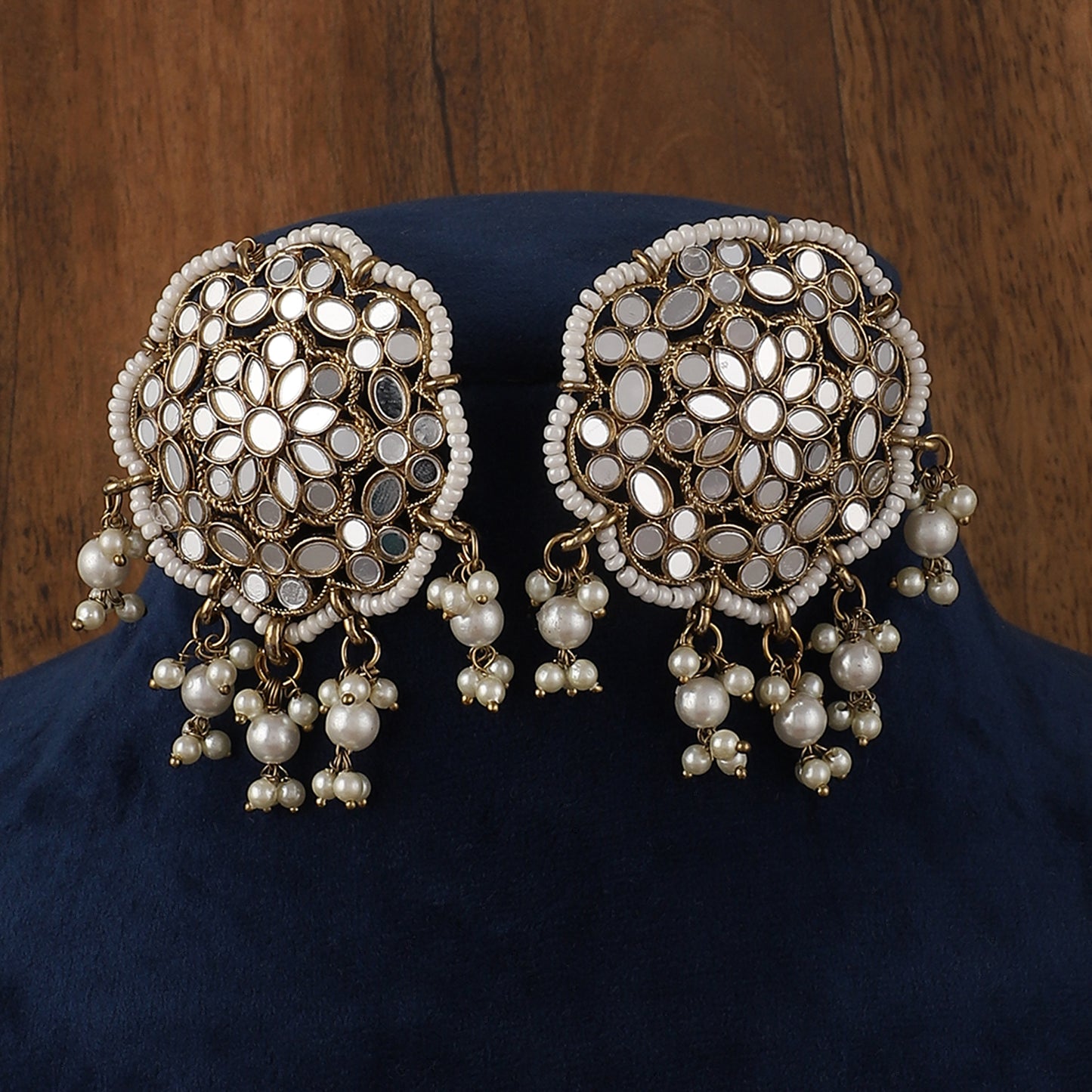 Aarvi Mirror Teeka Earring