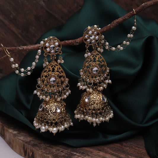 Rewa Jhumka With Sahara