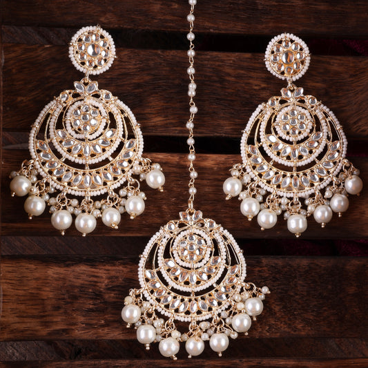 Gold Sriti Teeka – Earring