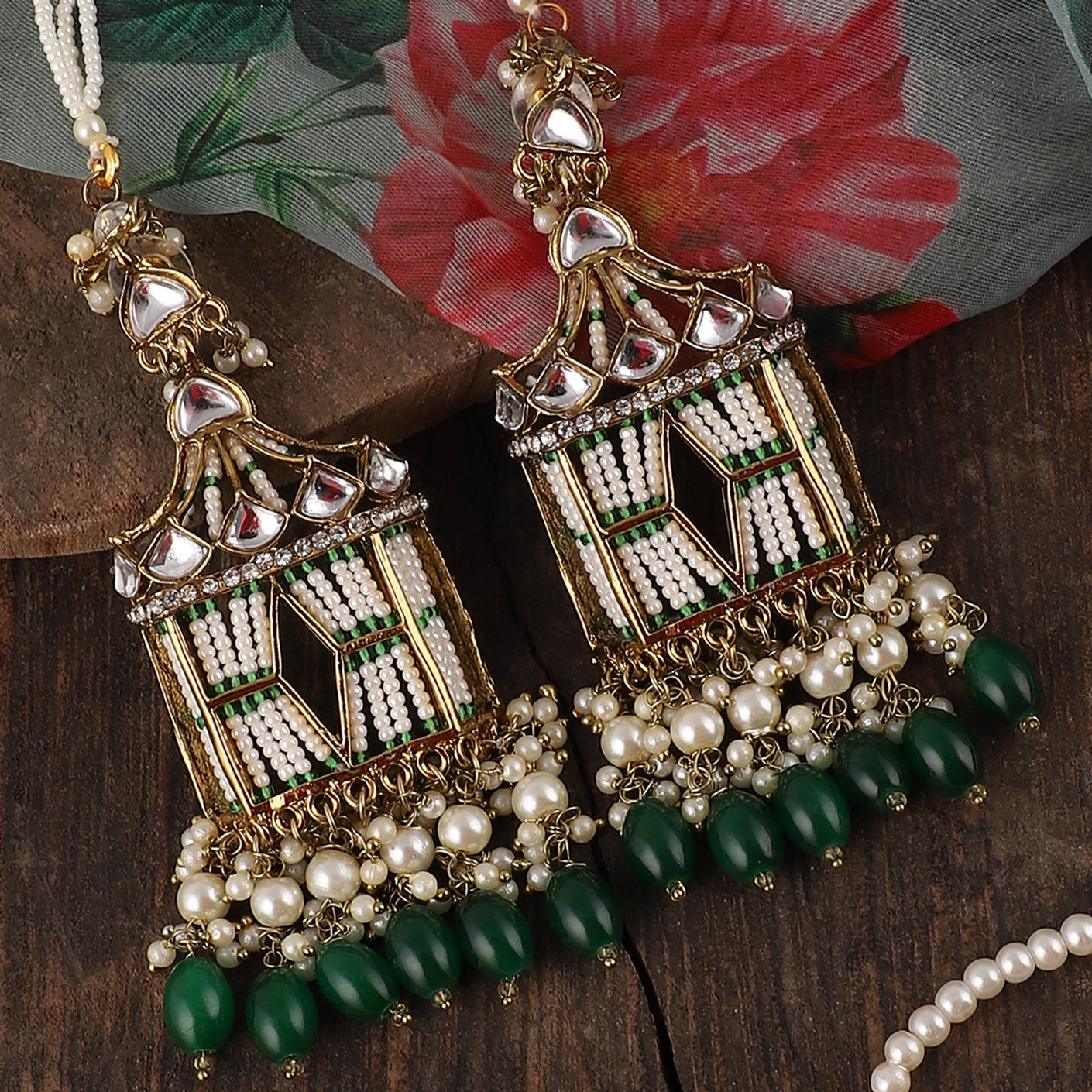 Agastya Designer Earring with Sahara