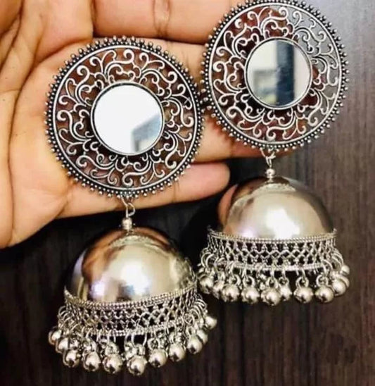 Mirror Stud Jhumka