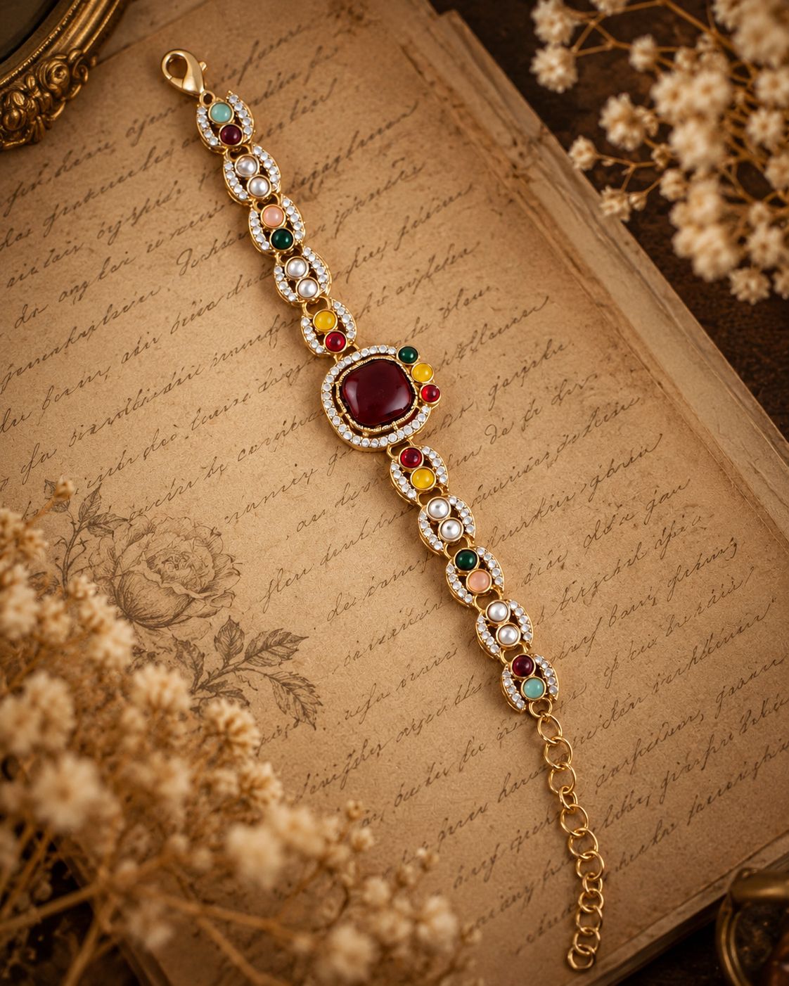 Multi Ruhi Indo Western Bracelet