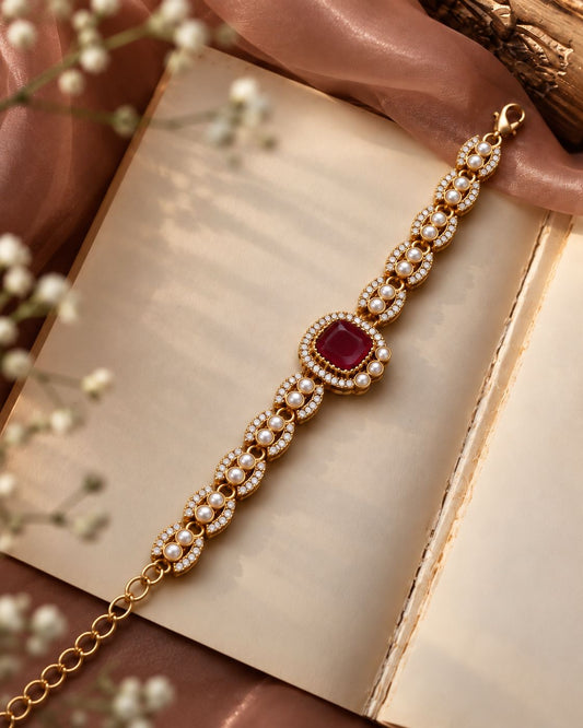 Ruby Ruhi Indo Western Bracelet