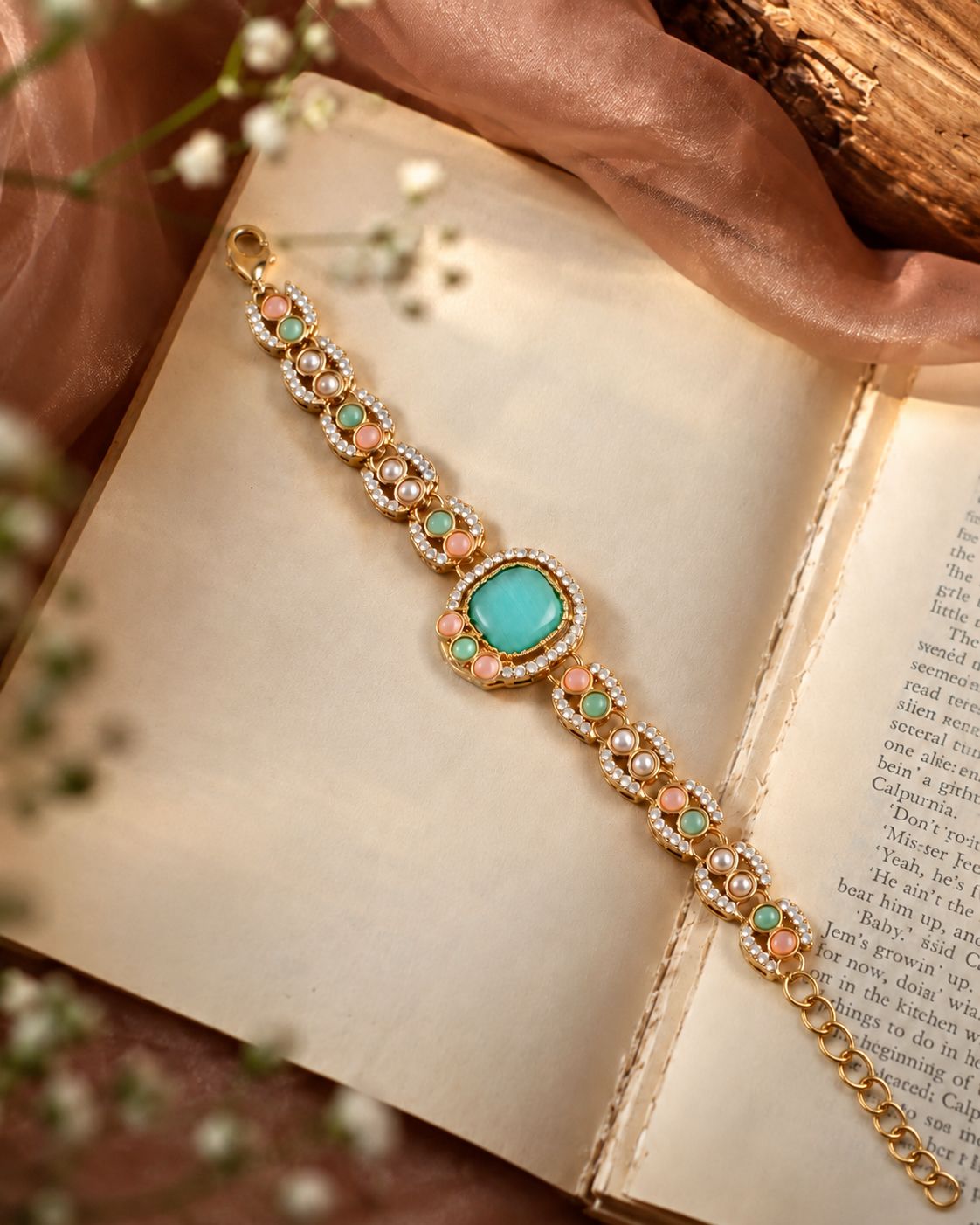 Pastel Ruhi Indo Western Bracelet