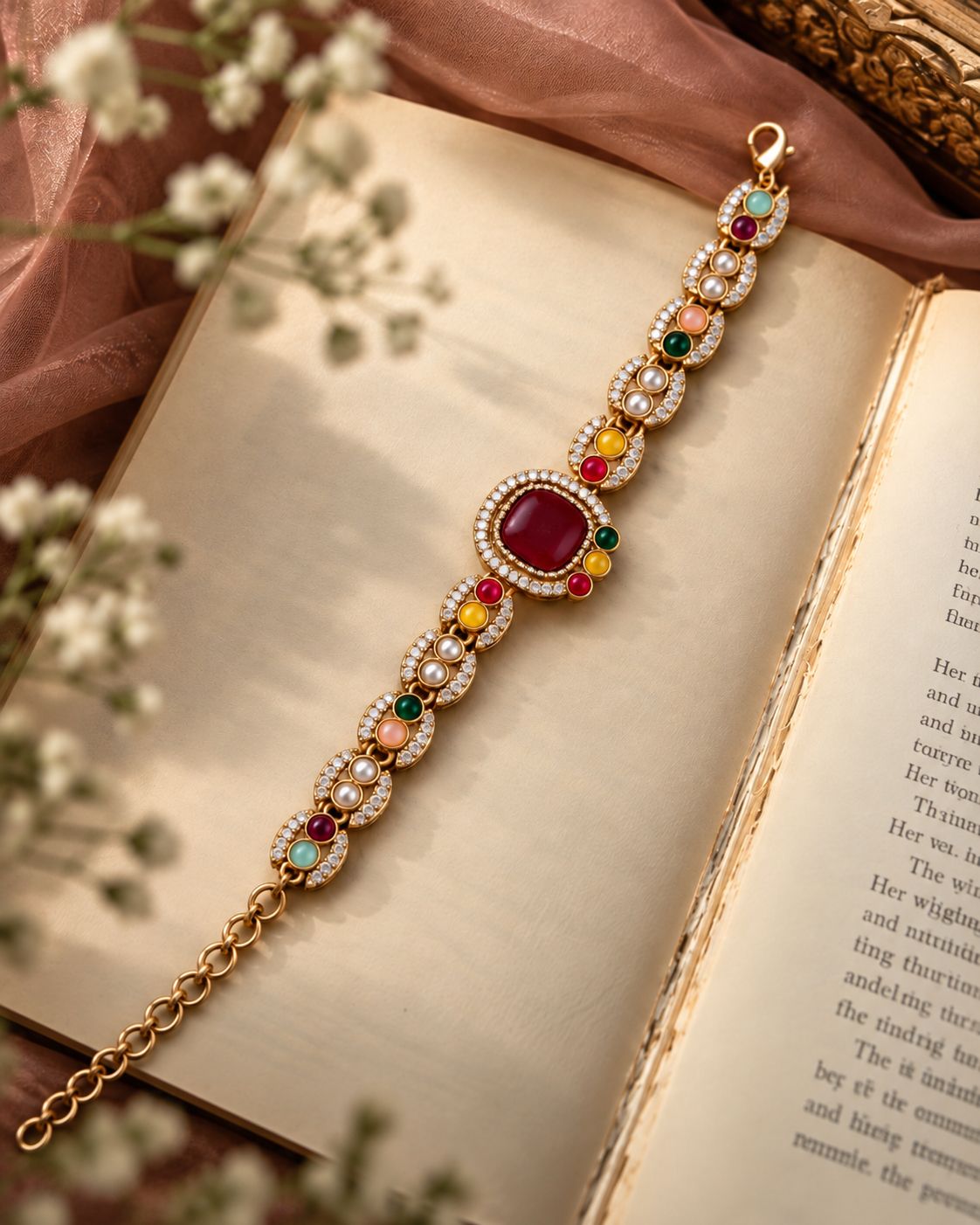 Multi Ruhi Indo Western Bracelet