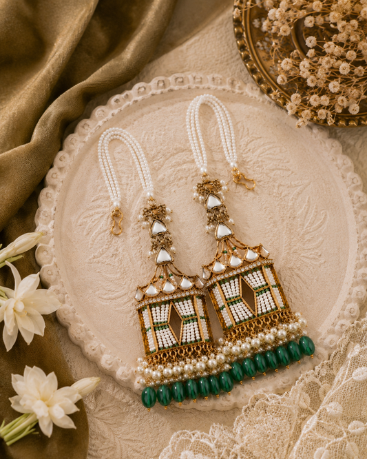 Green Vritya Designer Sahara Earring