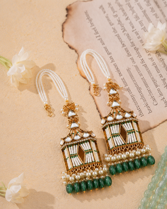 Green Vritya Designer Sahara Earring