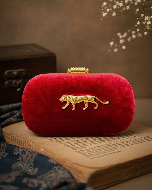 Red Tabitha Sabya Clutch