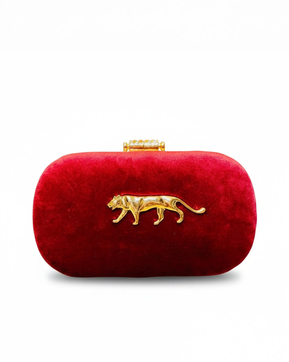 Red Tabitha Sabya Clutch