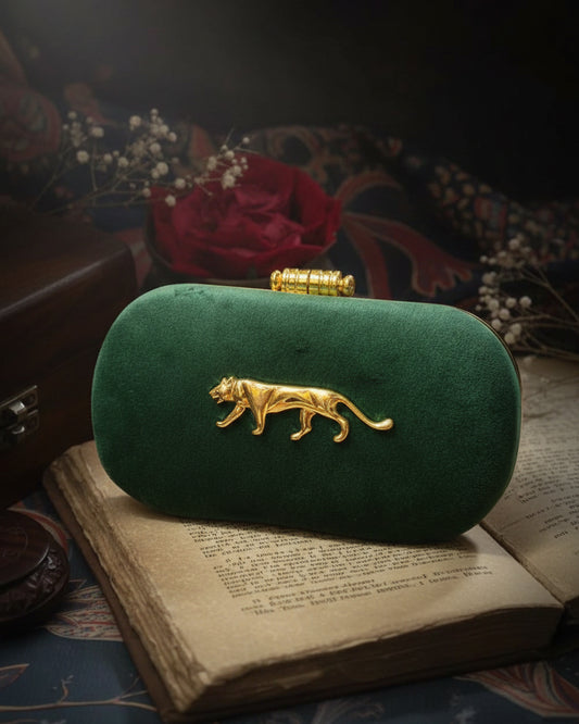 Dark Green Tabitha Sabya Clutch
