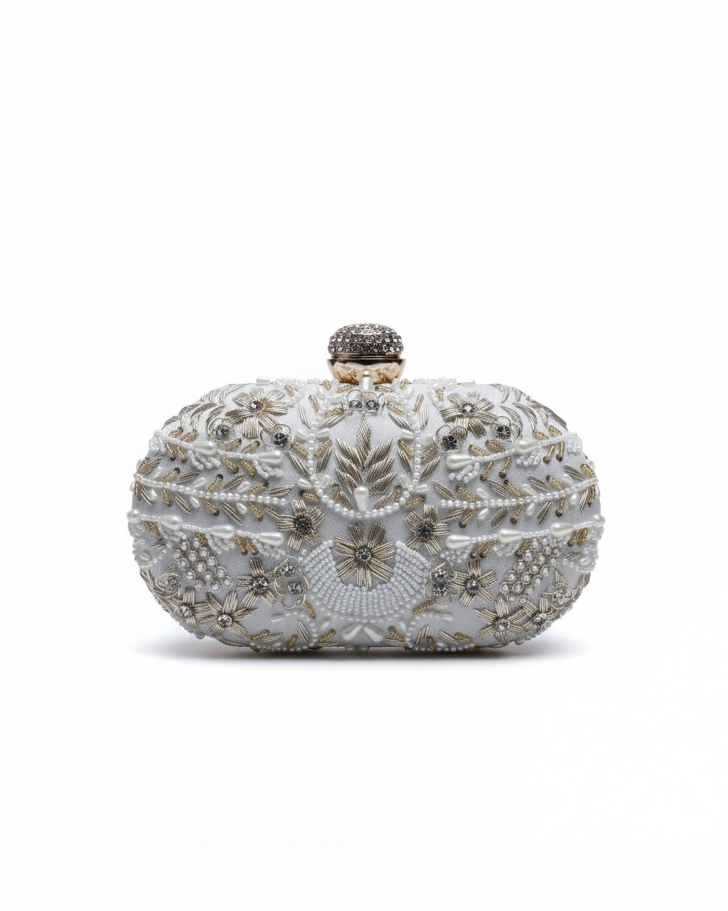 Ivory Josiah Bridal Clutch - Ethnic