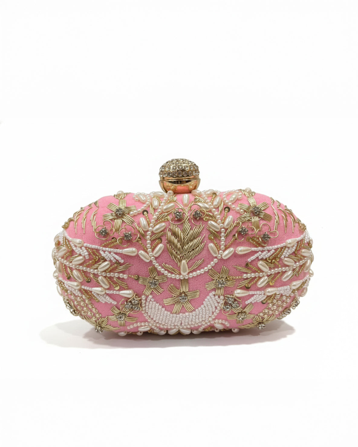 Blush Josiah Bridal Clutch - Ethnic