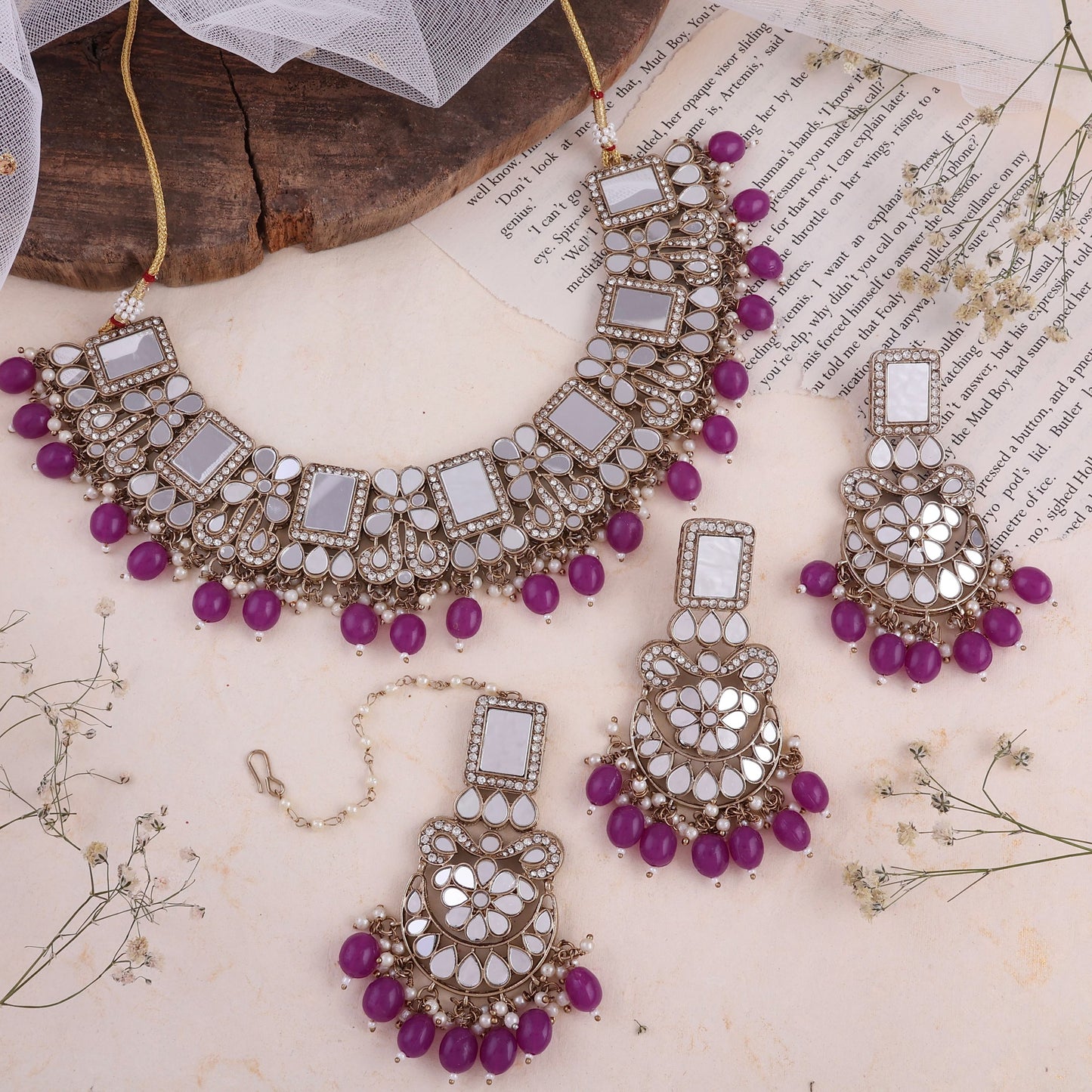 Niharika Mirror NeckSet